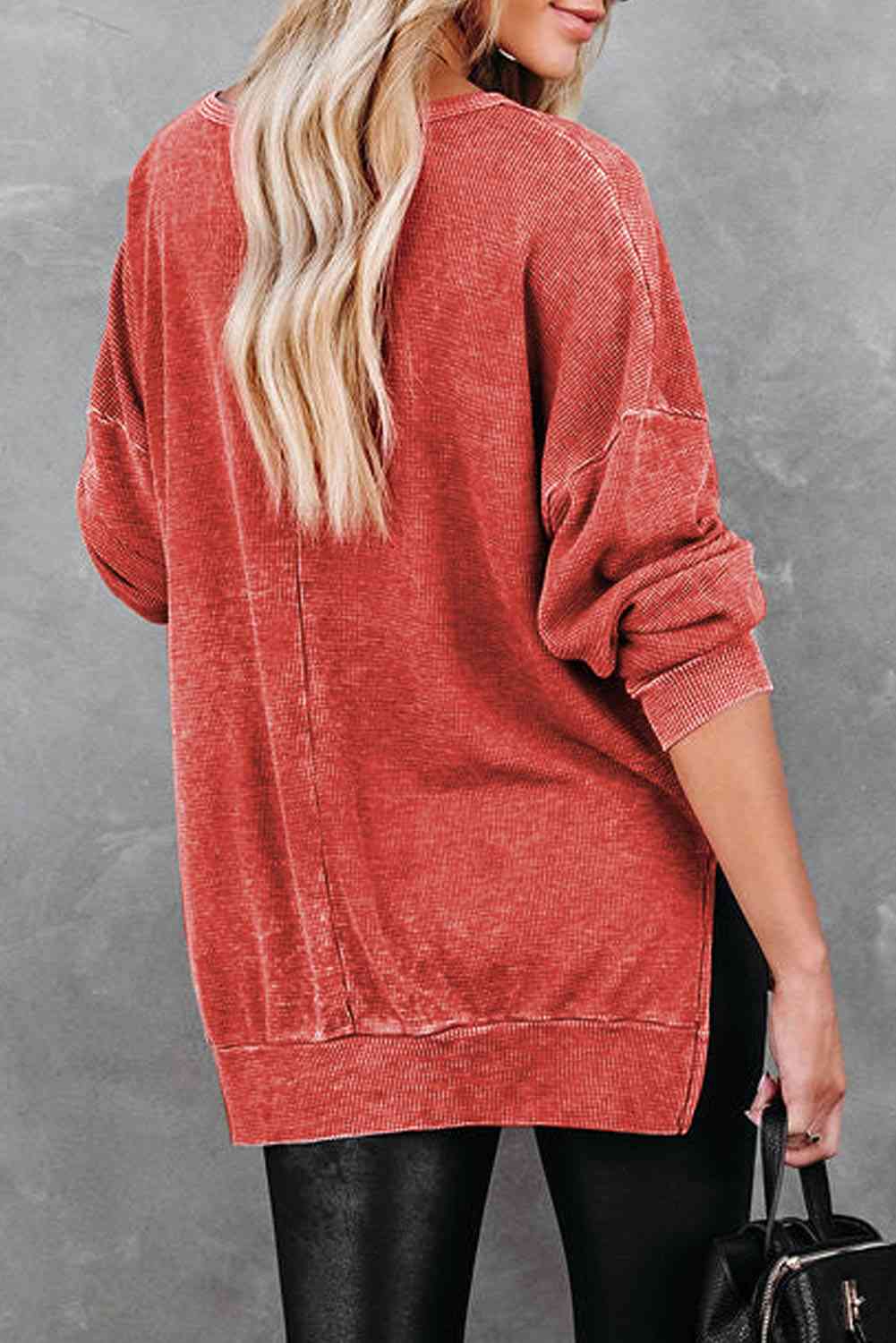 Cora Slit Sweatshirt