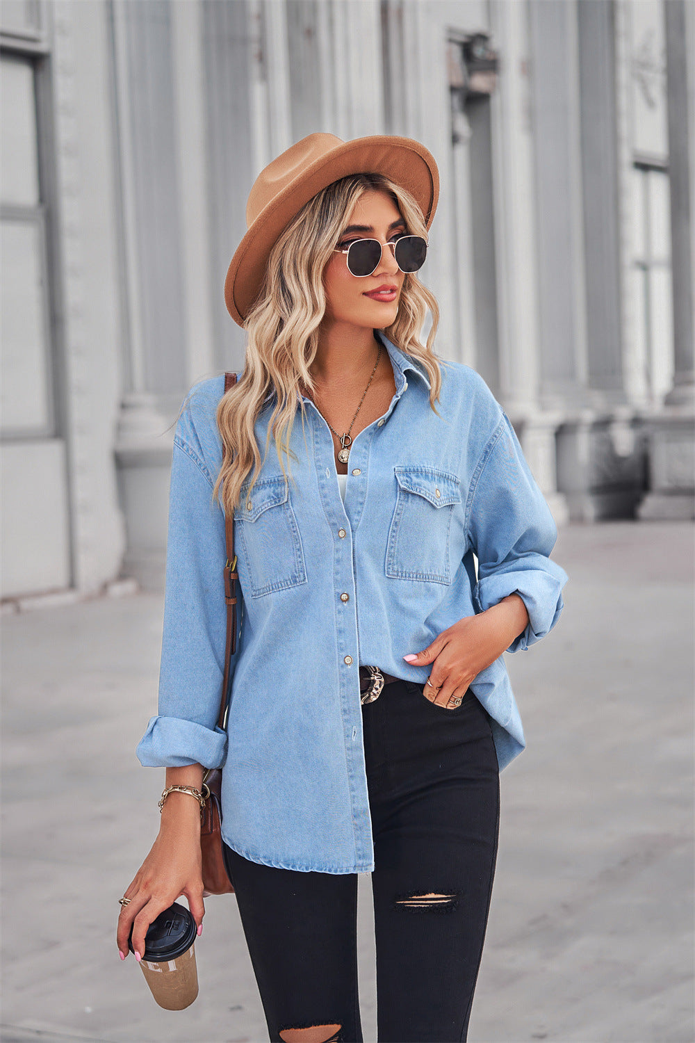 Denim Button Down