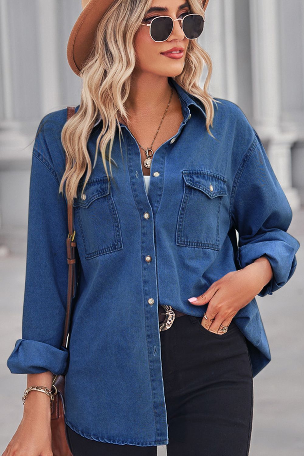 Denim Button Down