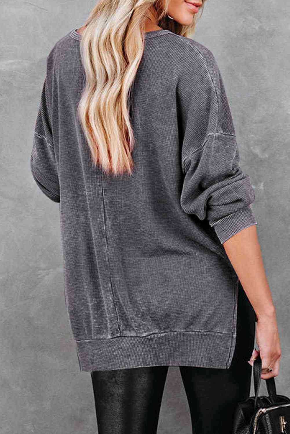 Cora Slit Sweatshirt