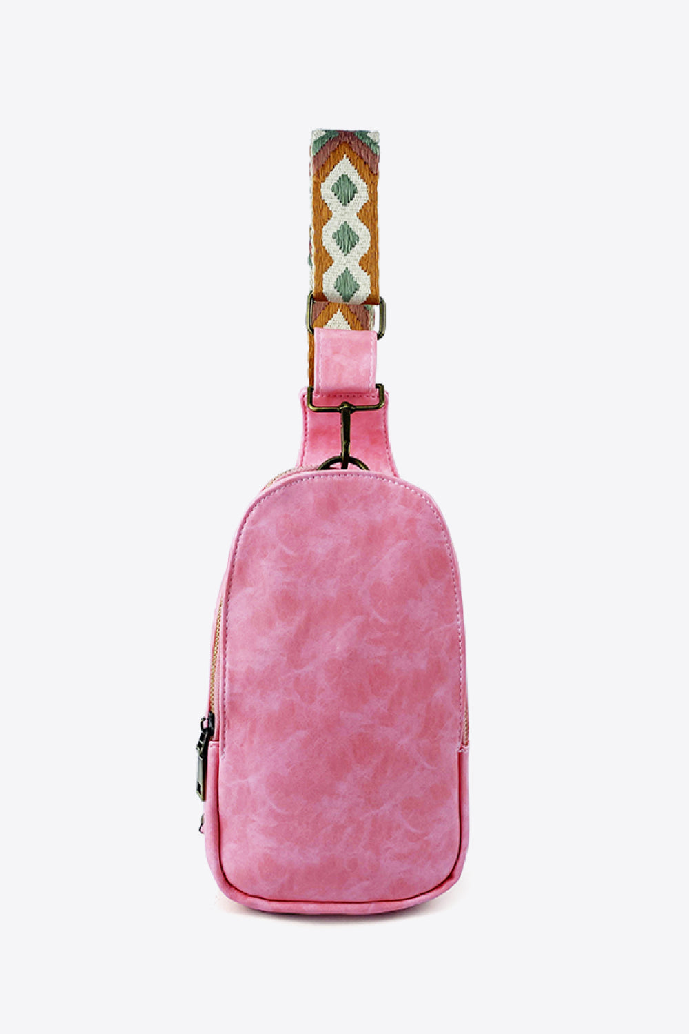Adjustable Strap Leather Sling Bag