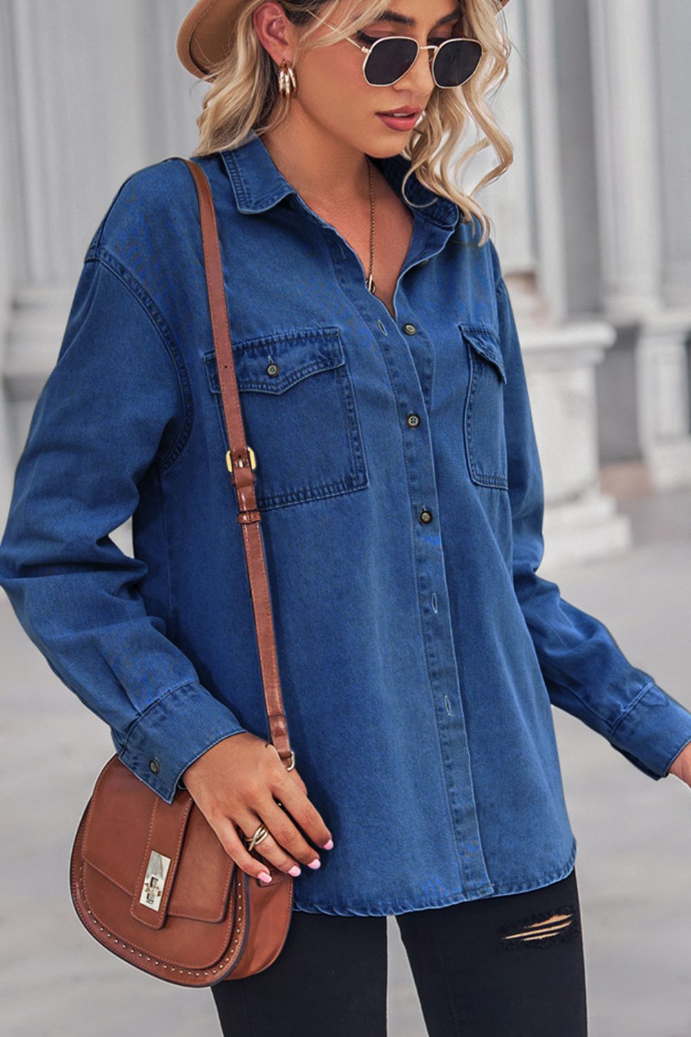 Denim Button Down