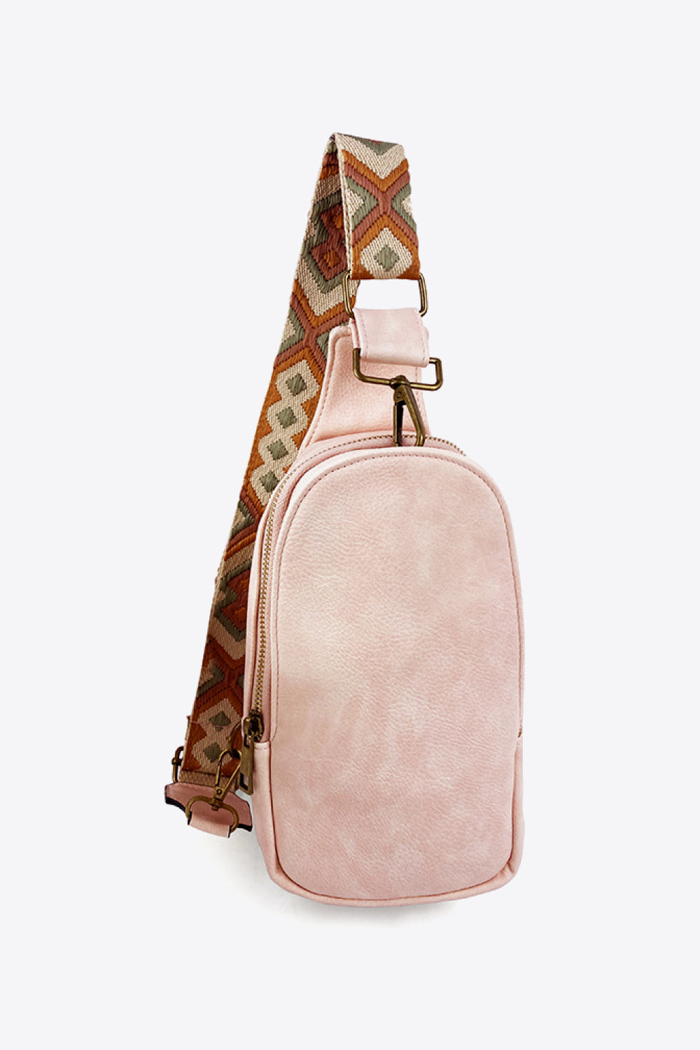 Adjustable Strap Leather Sling Bag